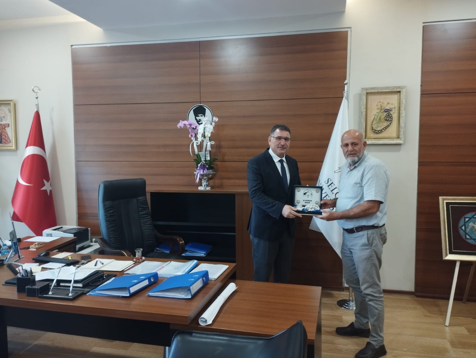 Ali Gedikkaya'dan Zeki Bayramoğlu'na ziyaret